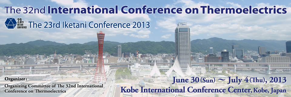 ICT2013, June 30(Sun) ~ July 4(Thu), 2013, Kobe, Japan